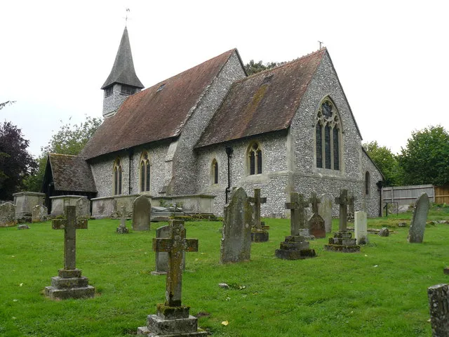Monxton - St Marys Church St Mary's Church and churchyard.