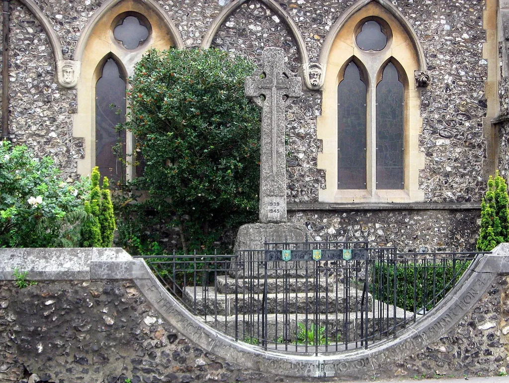 War Memorial at the Church of St Andrew .mw-parser-output .messagebox{margin:4px 0;width:auto;border-collapse:collapse;border:2px solid var(--border-color-progressive,#6485d1);background-color:var(--background-color-neutral-subtle,#fbfcff);color:var(--color-base,#202122);box-sizing:border-box;border-inline-start-width:8px}.mw-parser-output .messagebox.mbox-small{font-size:88%;line-height:1.25em}.mw-parser-output .mbox-warning,.mw-parser-output .mbox-speedy{border:2px solid var(--border-color-error,#b22222);background:var(--background-color-error-subtle,#ffdbdb);border-inline-start-width:8px}.mw-parser-output .mbox-serious,.mw-parser-output .mbox-delete,.mw-parser-output .mbox-stop{border:2px solid var(--border-color-error,#b22222);border-inline-start-width:8px}.mw-parser-output .mbox-issue,.mw-parser-output .mbox-content{border:2px solid #f28500;background:var(--background-color-warning-subtle,#ffe);border-inline-start-width:8px}.mw-parser-output .mbox-query,.mw-parser-output .mbox-style{border:2px solid #f4c430;background:var(--background-color-warning-subtle,#ffe);border-inline-start-width:8px}.mw-parser-output .mbox-shit{border:2px solid #960;border-inline-start-width:8px}.mw-parser-output .mbox-license{border:2px solid #88a;border-inline-start-width:initial}.mw-parser-output .mbox-legal{border:2px solid var(--border-color-notice,#666);background:var(--background-color-base,#fff);border-inline-start-width:8px}.mw-parser-output .mbox-honor{border:2px solid #ca3;background:var(--background-color-warning-subtle,#fcf4db);border-inline-start-width:8px}.mw-parser-output .mbox-growth{border:2px solid #8d4;background:var(--background-color-success-subtle,#d5fdf4);border-inline-start-width:8px}.mw-parser-output .mbox-move{border:2px solid #93c;border-inline-start-width:8px}.mw-parser-output .mbox-protection,.mw-parser-output .mbox-message{border:2px solid var(--border-color-base,#aaa);border-inline-start-width:8px}.mw-parser-output .messagebox .mbox-text{border:none;paddi