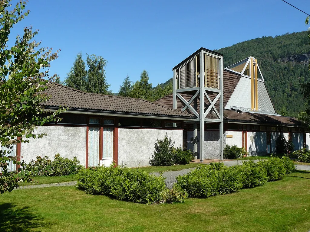 Sandane Church, in Gloppen, Norway