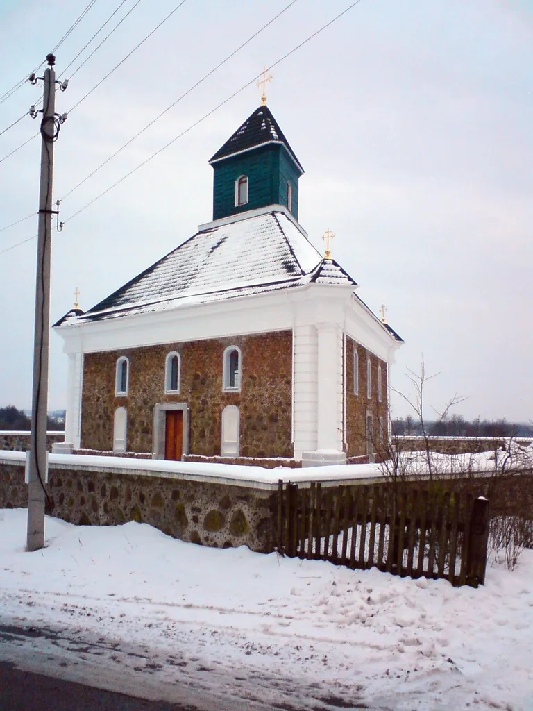 Vialikaja Svarotva. Three-coal church. Old greek catholic church.
