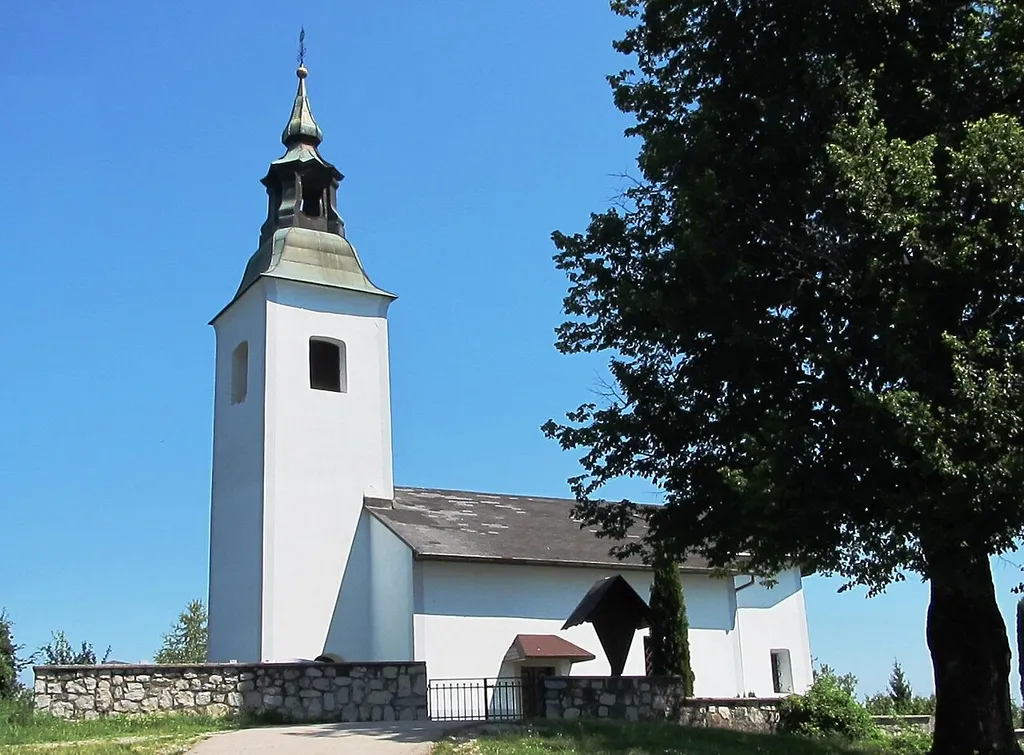 The Church of Saints Primus and Felician in Zgonče, Municipality of Velike Lašče, Slovenia