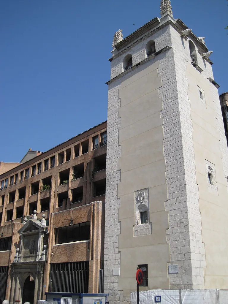 Vista parcial de la iglesia de San Lorenzo, en Valladolid (España).