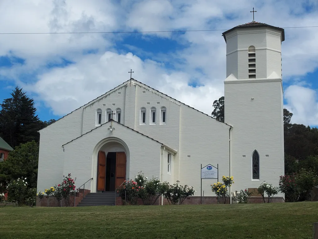 St James Church in Cygnet, Tasmania.