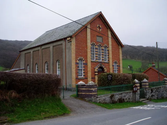 Chapel at Nantgwyn Alongside the B4518 in the hamlet of Nantgwyn, south of Llanidloes.
