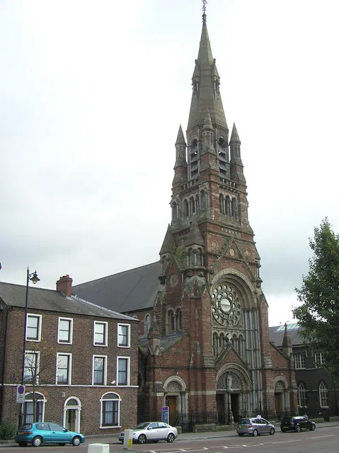 St Patrick's RC Church, Belfast It is located at Donegall Street, completed in 1877, more at http://www.irish-architecture.com/buildings_ireland/antrim/belfast/19thc/stpatricks.html
