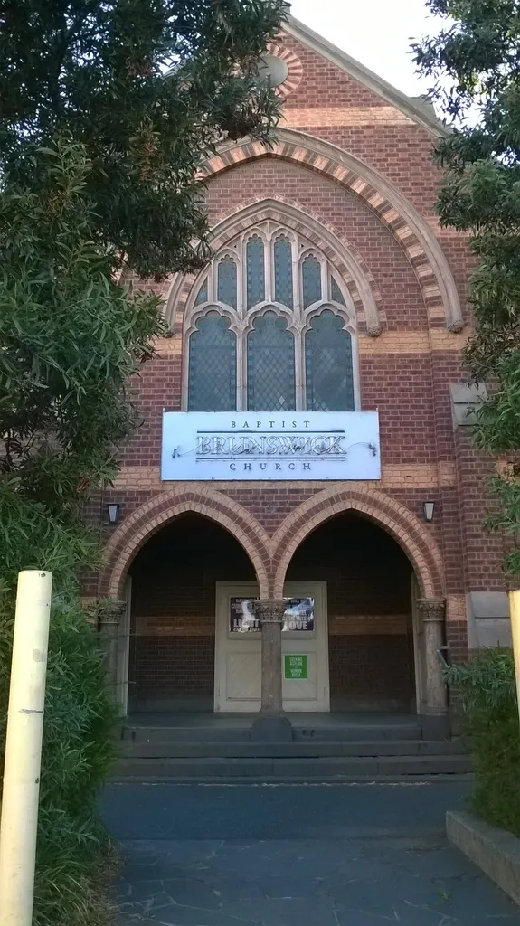 Brunswick Baptist Church in Sydney Road, Melbourne,Australia