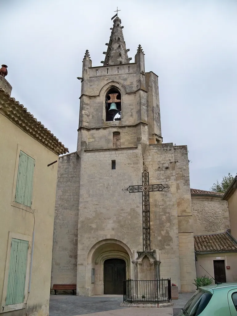Église Saint-Pierre-aux-Liens de Lapaludtour, clocher, (Inscrit, 1973)