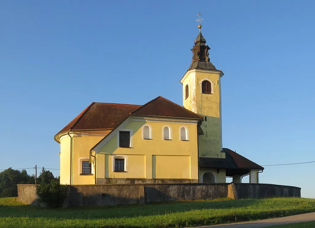 Saint Paul's Church in Šentpavel na Dolenjskem, Municipality of Ivančna Gorica, Slovenia