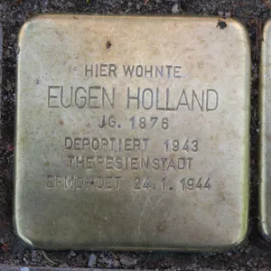 Stolperstein dedicated to Eugen Holland