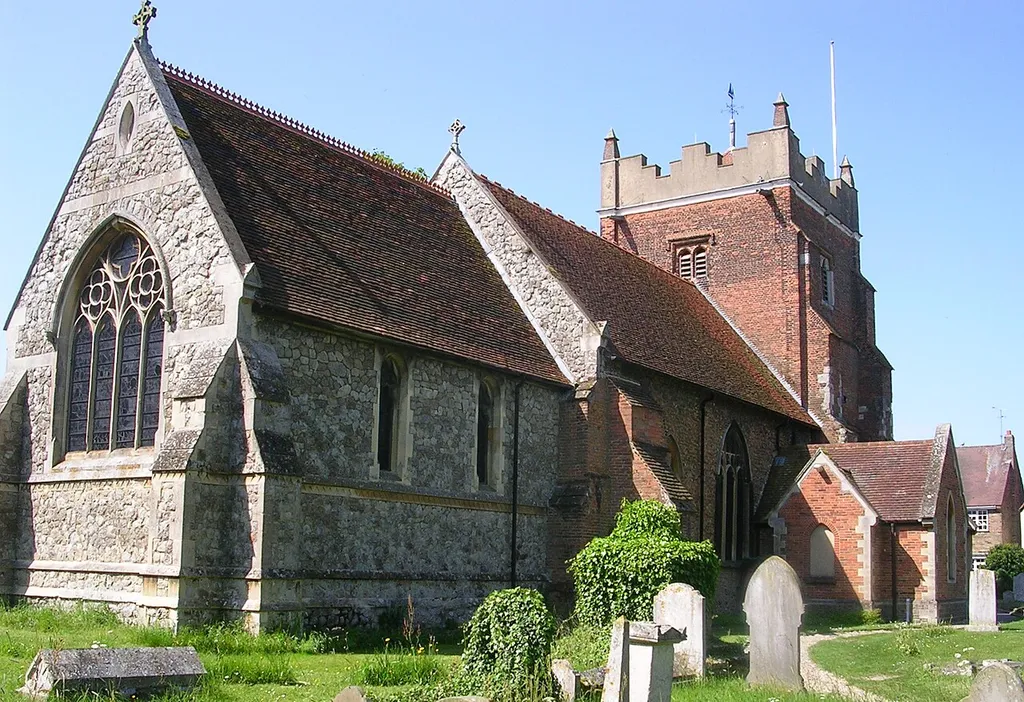 St Mary the Virgin parish church, Tollesbury, Essex, seen from the northeast