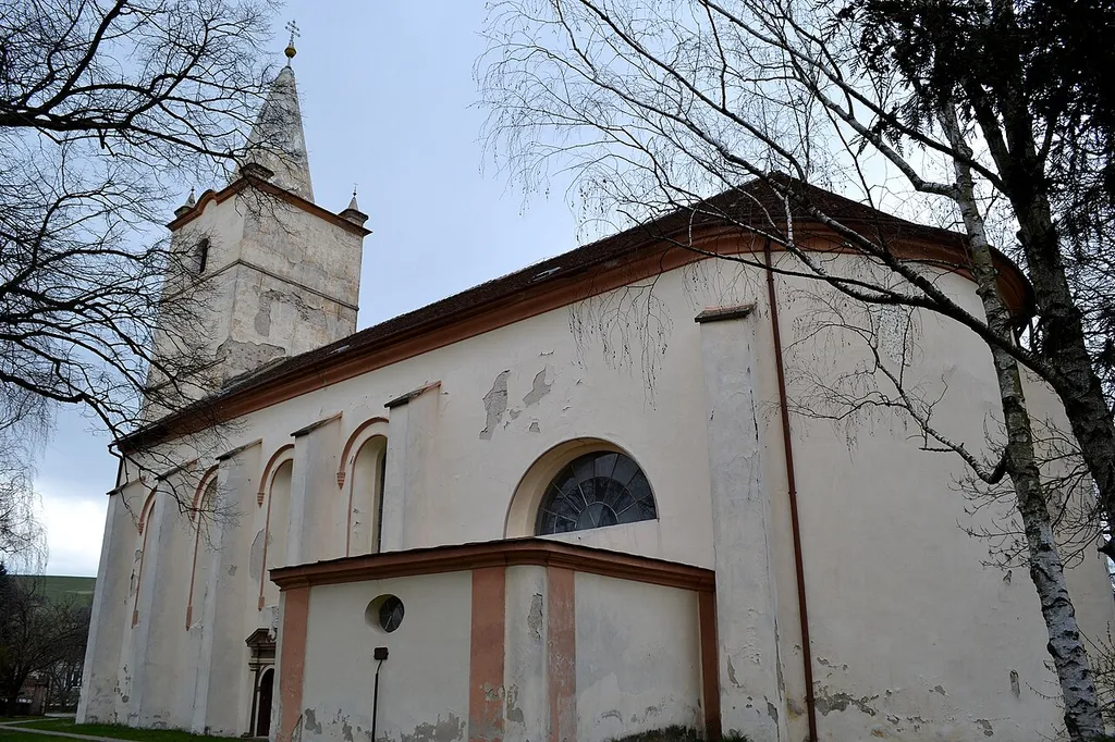 Sobotište (okr. Senica), Kostol Nanebovzatia Panny Márie; celkový pohľad