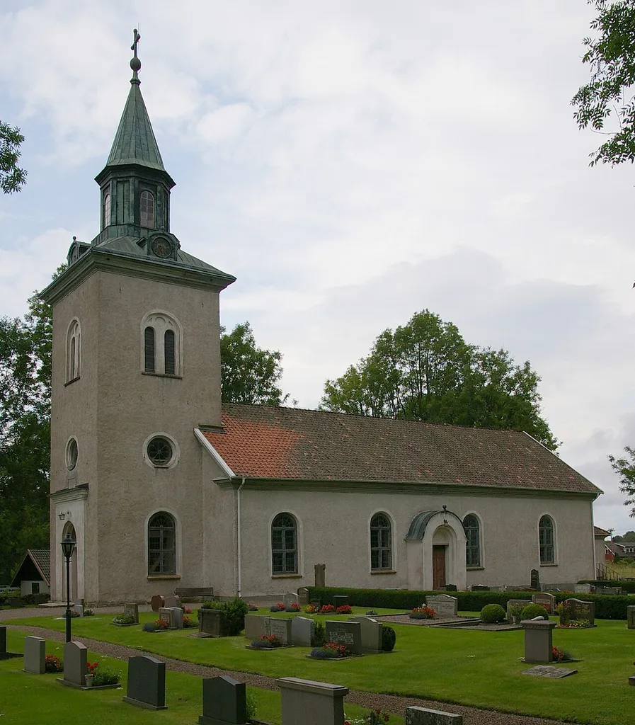 Grolanda kyrka (Swedish:Church of Grolanda) in Västergötland, Sweden.