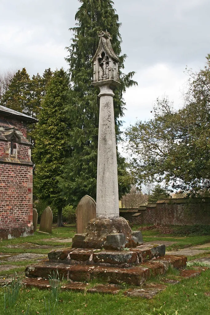 Cross in the churchyard of St Lawrence's Church .mw-parser-output .messagebox{margin:4px 0;width:auto;border-collapse:collapse;border:2px solid var(--border-color-progressive,#6485d1);background-color:var(--background-color-neutral-subtle,#fbfcff);color:var(--color-base,#202122);box-sizing:border-box;border-inline-start-width:8px}.mw-parser-output .messagebox.mbox-small{font-size:88%;line-height:1.25em}.mw-parser-output .mbox-warning,.mw-parser-output .mbox-speedy{border:2px solid var(--border-color-error,#b22222);background:var(--background-color-error-subtle,#ffdbdb);border-inline-start-width:8px}.mw-parser-output .mbox-serious,.mw-parser-output .mbox-delete,.mw-parser-output .mbox-stop{border:2px solid var(--border-color-error,#b22222);border-inline-start-width:8px}.mw-parser-output .mbox-issue,.mw-parser-output .mbox-content{border:2px solid #f28500;background:var(--background-color-warning-subtle,#ffe);border-inline-start-width:8px}.mw-parser-output .mbox-query,.mw-parser-output .mbox-style{border:2px solid #f4c430;background:var(--background-color-warning-subtle,#ffe);border-inline-start-width:8px}.mw-parser-output .mbox-shit{border:2px solid #960;border-inline-start-width:8px}.mw-parser-output .mbox-license{border:2px solid #88a;border-inline-start-width:initial}.mw-parser-output .mbox-legal{border:2px solid var(--border-color-notice,#666);background:var(--background-color-base,#fff);border-inline-start-width:8px}.mw-parser-output .mbox-honor{border:2px solid #ca3;background:var(--background-color-warning-subtle,#fcf4db);border-inline-start-width:8px}.mw-parser-output .mbox-growth{border:2px solid #8d4;background:var(--background-color-success-subtle,#d5fdf4);border-inline-start-width:8px}.mw-parser-output .mbox-move{border:2px solid #93c;border-inline-start-width:8px}.mw-parser-output .mbox-protection,.mw-parser-output .mbox-message{border:2px solid var(--border-color-base,#aaa);border-inline-start-width:8px}.mw-parser-output .messagebox .mbox-text{border:no