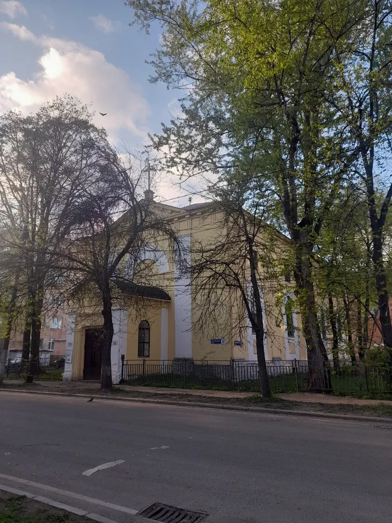 Lutheran Church in Yaroslavl in summer