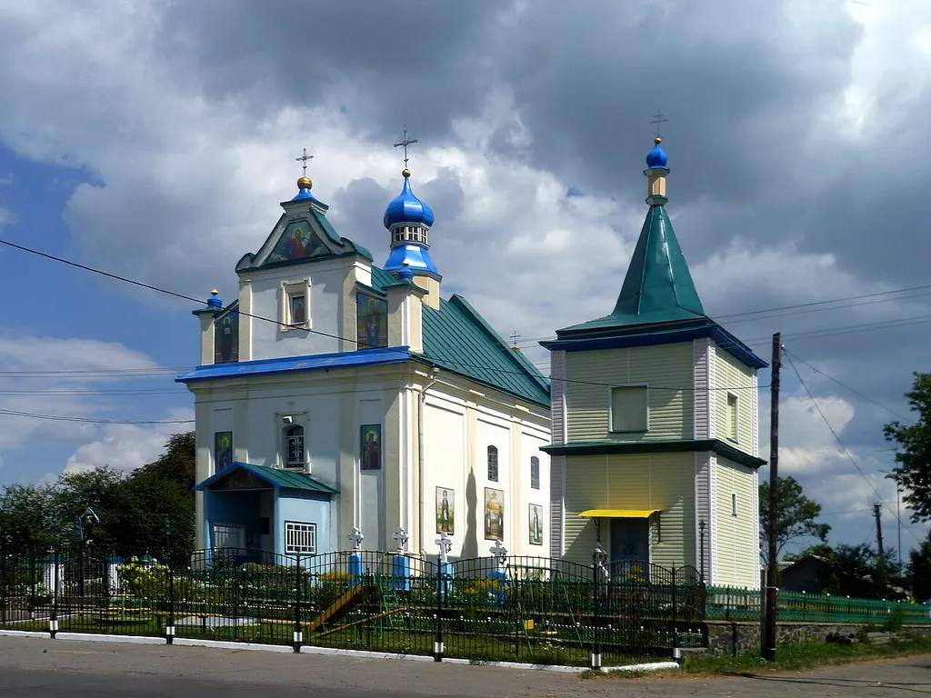 Михайлівська церква (1650 р.) - вигляд з південного заходу - с. Павлівка Іваничівський район Волинська область Україна