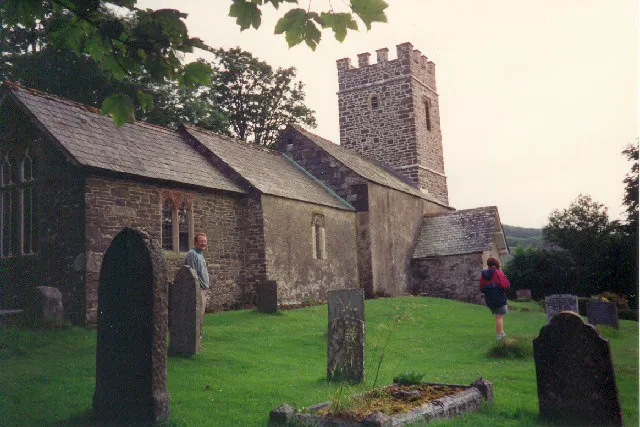 Oare Church, near Exmoor, Somerset. Oare Church, the setting of Chapter 74 of R.D. Blackmore's 'Lorna Doone'.