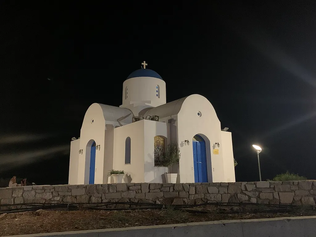 Exterior of Saint Nicholas chapel in Paralimni