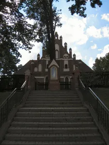 Holy Cross and Saint Michael Archangel church in Purda