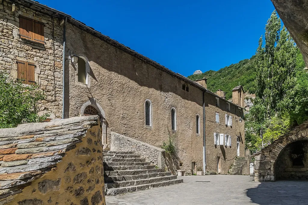Church of Castelbouc, commune of Sainte-Enimie, Lozère, France