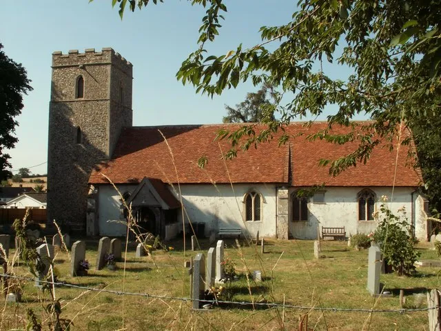 St Mary's parish church, Somersham, Suffolk, seen from the south