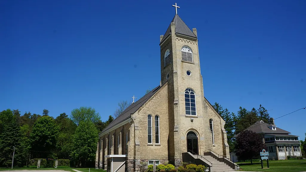 Sacred Heart Church in Kenilworth, Ontario, Canada.