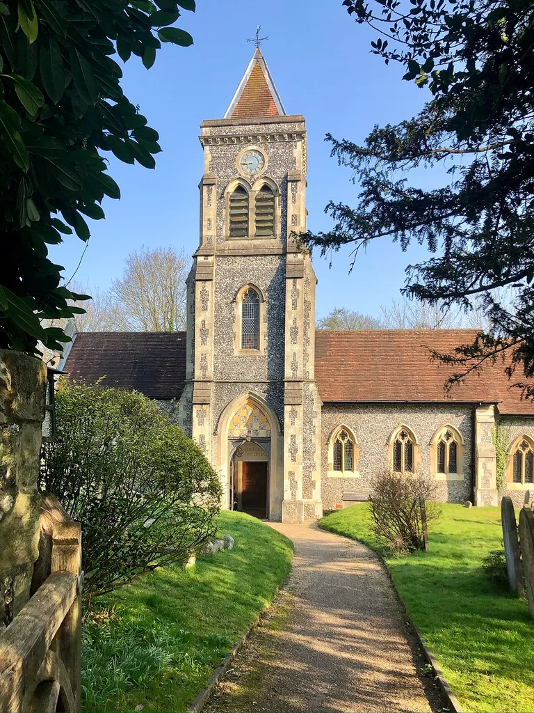 Image of English country church.