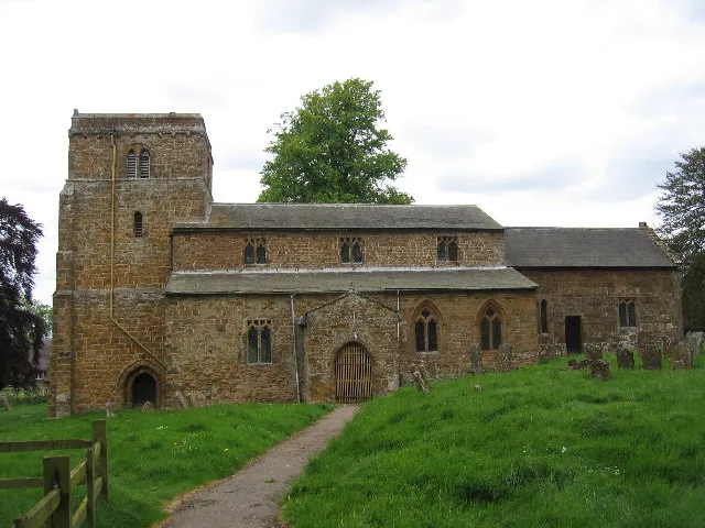 Wormleighton - Church of St Peter. Considering the grand ManorHouse and Hall with which it associated the church is not particularly distinctive.