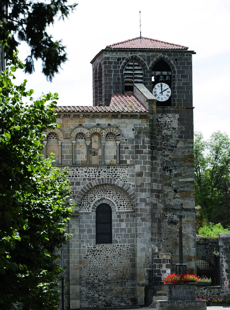 Church of Mozac (France).
