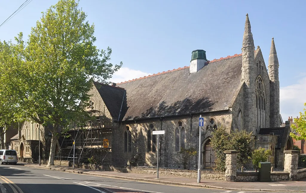 Former Methodist Church, Park Road, Southend-on-Sea, Essex, England. This is a photo of listed building number 1222016.