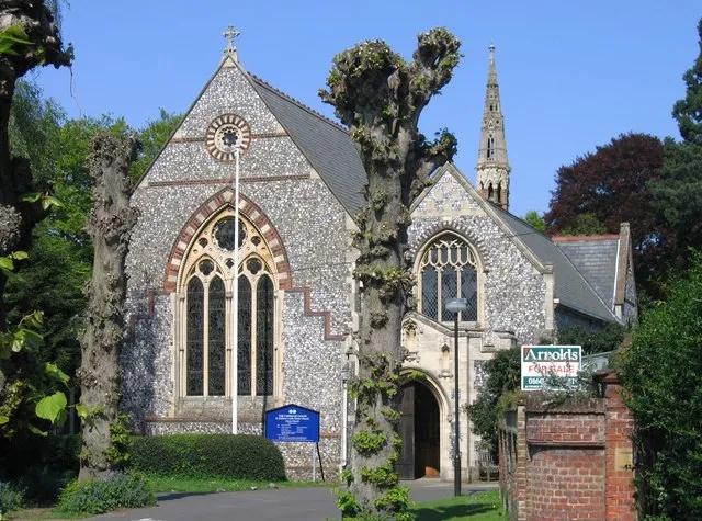 Christchurch, Eaton. Christ Church was built in the traditional Gothic style in the middle of the 19th century : http://www.eatonparish.com/Christ%20Church1.htm