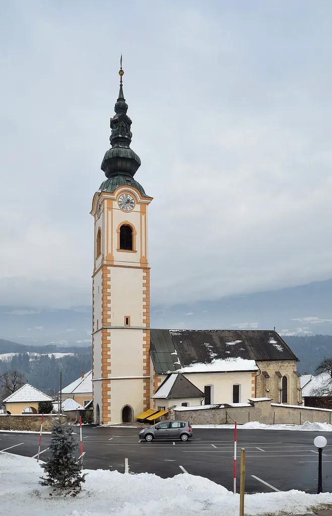 Parish church Saint George in Feistritz an der Drau, municipality of Paternion, Carinthia