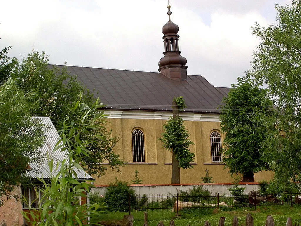 Saint Thomas church in Rybotycze, Poland