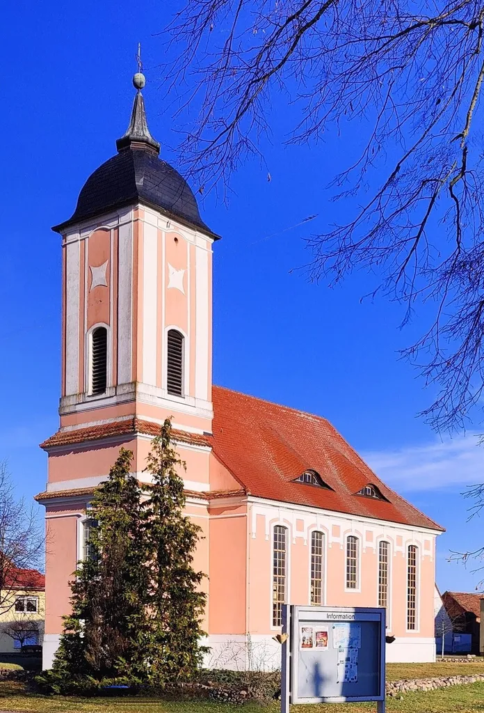 Evangelische Dorfkirche Reesdorf, Gemeinde Beelitz, Brandenburg, Deutschland