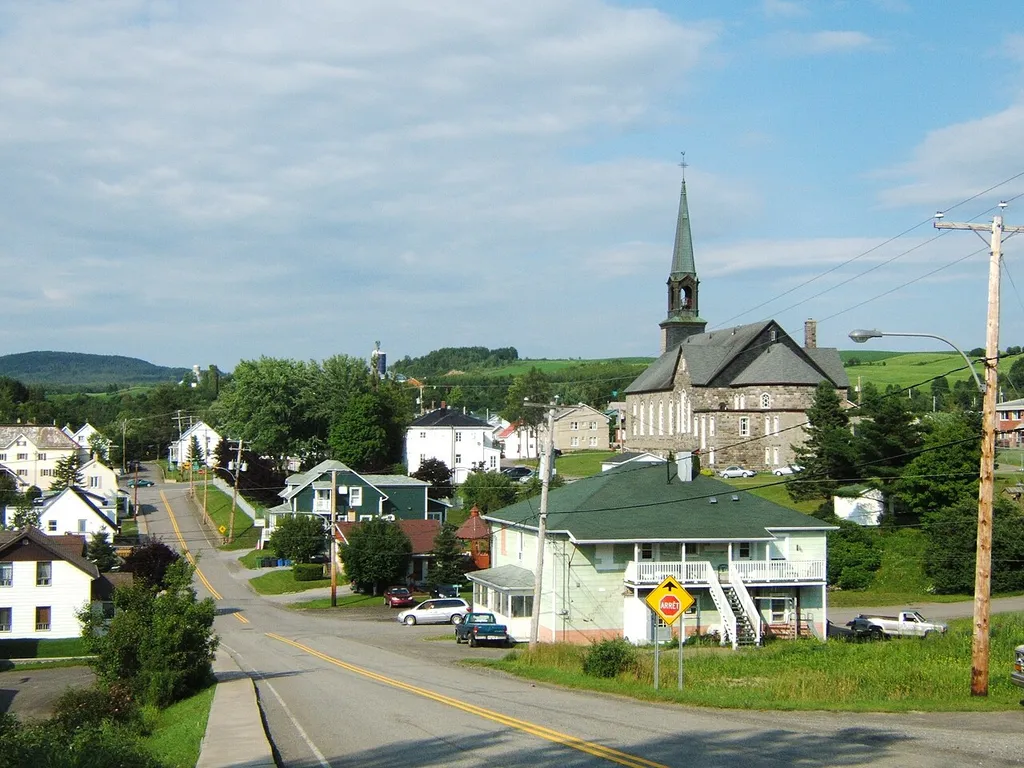 The district Sainte-Blandine of Rimouski.