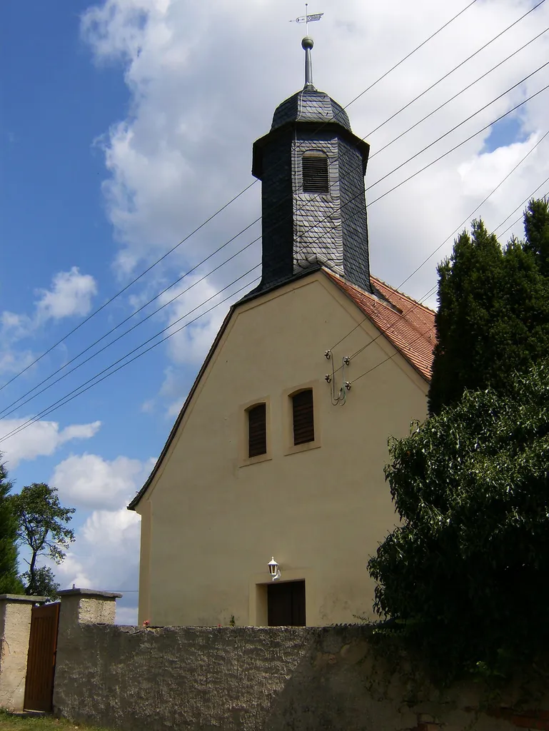 Gera Weißig, village church.