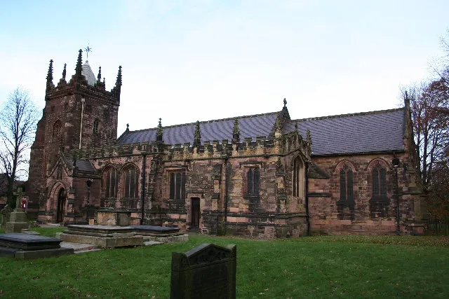 St.Mary Magdalene's church, Whiston. Look closely at this Victorian church (by John Oldrid Scott, 1883) and find its Norman origins