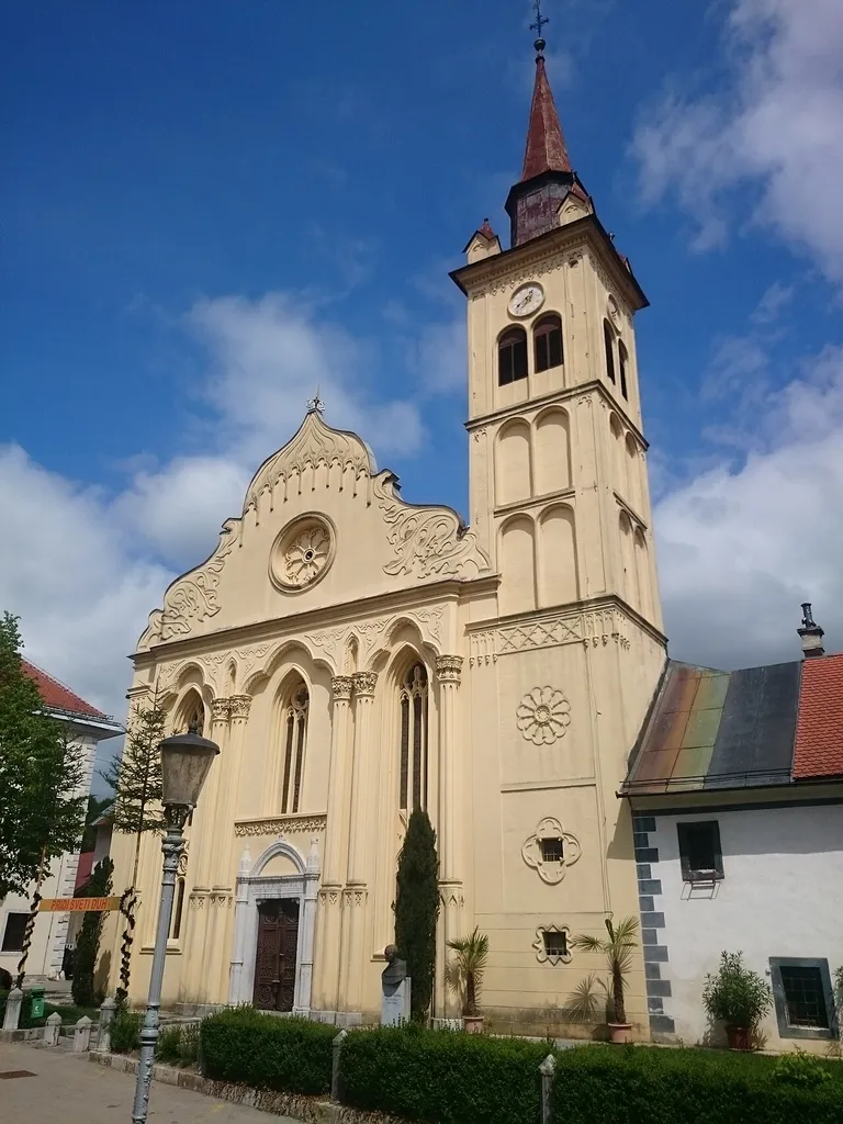 St. Leonard's church in Novo mesto. More info (in Slovenian).