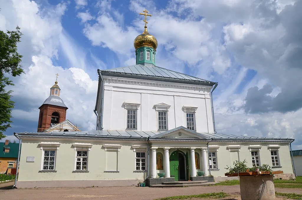 Holy Spirit Orthodox cathedral in Borovichi