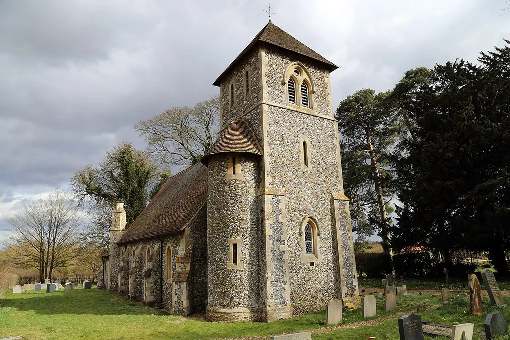St John the Evangelist's Church, Bush End, Hatfield Broad Oak, Essex, England ~ from the churchyard at the north-west