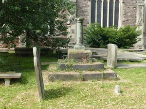 Medieval cross in grounds of St Leonard's Church