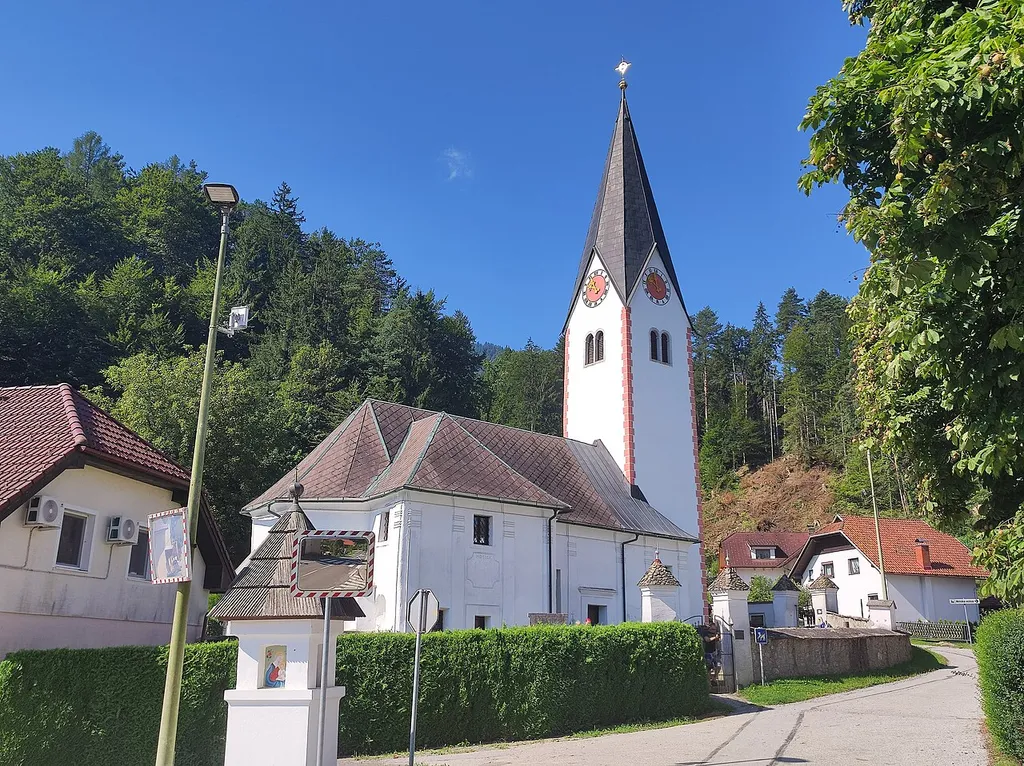 Sts. Andrew and James church in Črneče