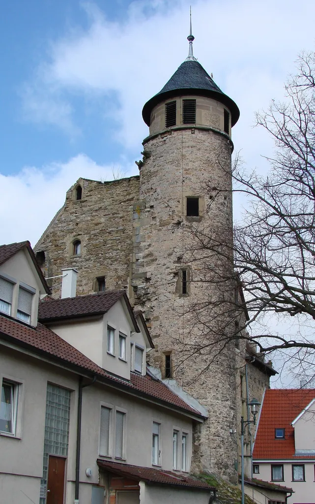 Bönnigheim, Ganerbenburg, 12th century, destroyed and rebuilt in the 16th century, partially destroyed in 1679