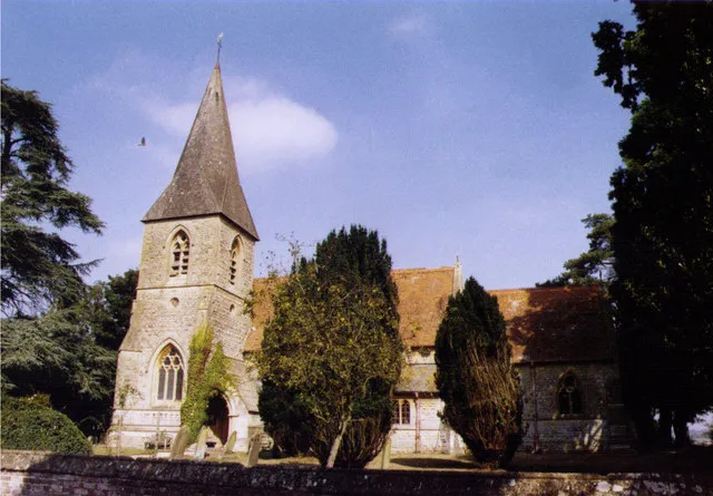 All Saints' parish church, Brightwalton, Berkshire, seen from the south