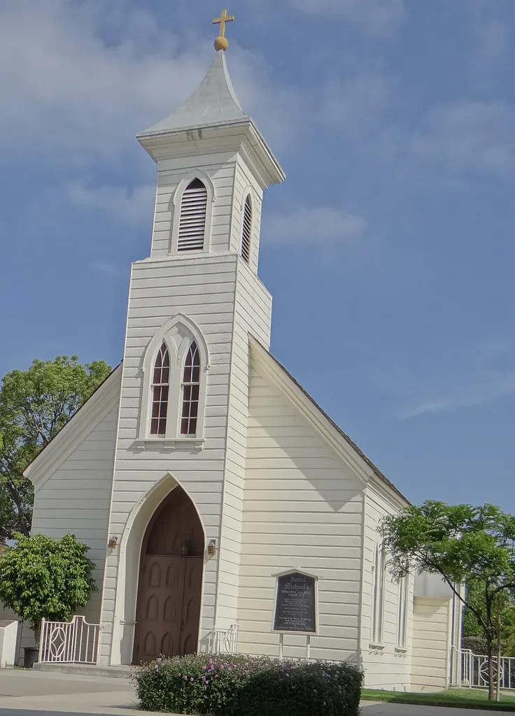 St. Michael's Episcopal Church, 311 West South St., Anaheim, California. Listed on the National Register of Historic Places.