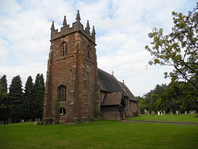 Adbaston church dedicated to St Michael &amp; All Angels