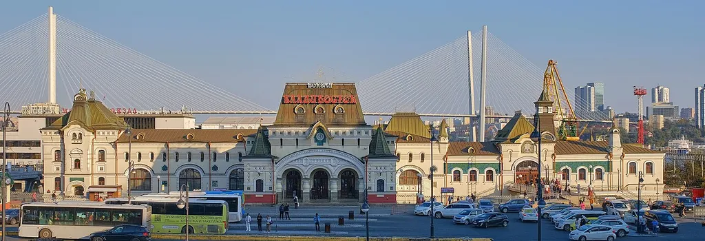Vladivostok railway station building