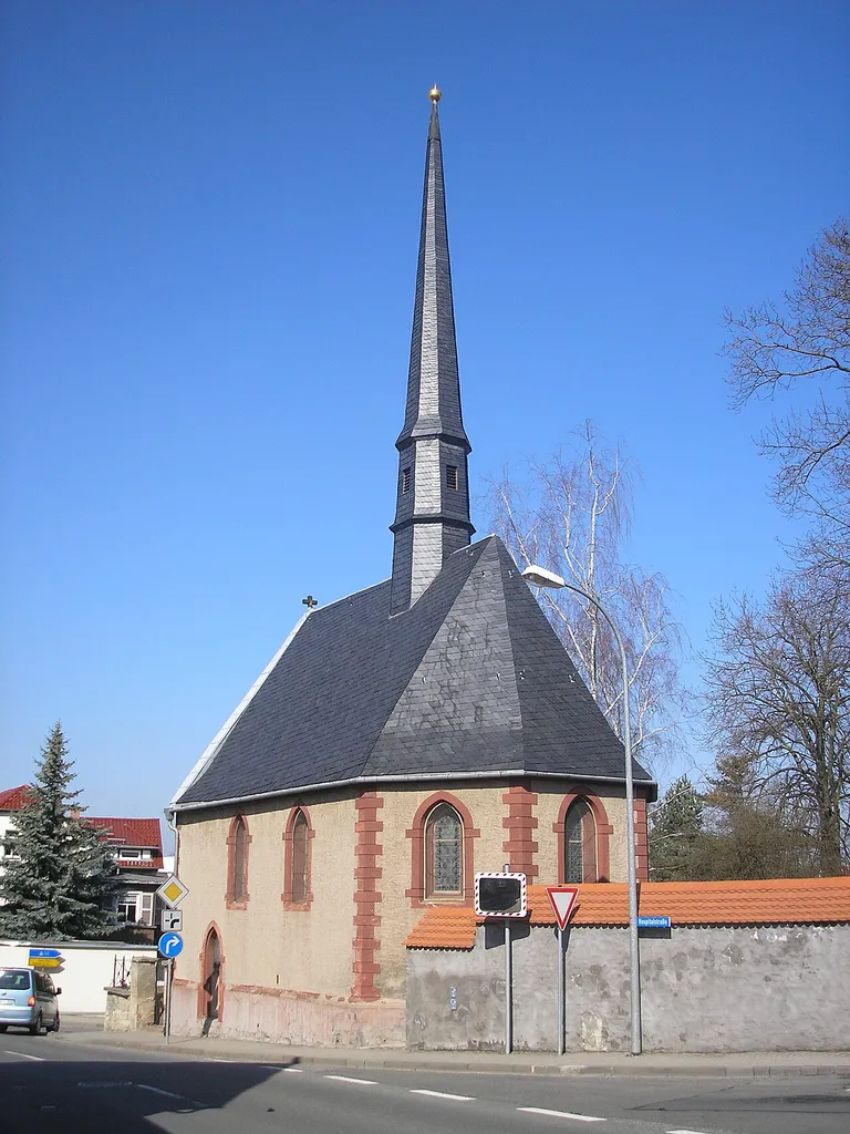 Die Friedhofskirche in Schmölln (Thüringen).