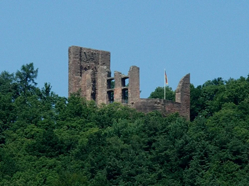 Ramburg, Blick von Ramberg aus. Fotograf oder Zeichner: Peter Schmenger