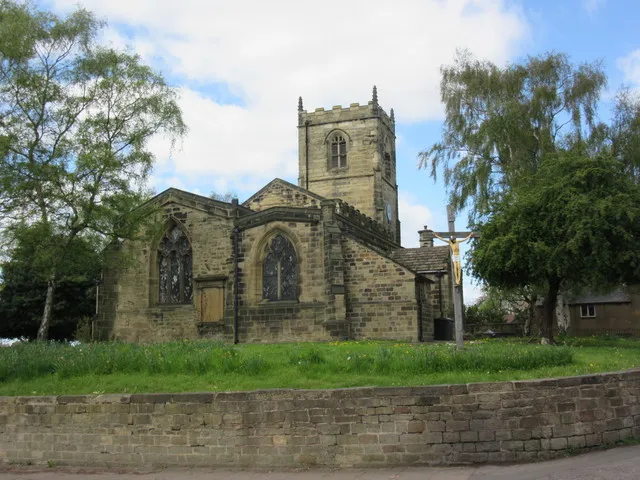 Parish church of St Andrew the Apostle, Bolton upon Dearne, South Yorkshire, seen from the east from Angel Street