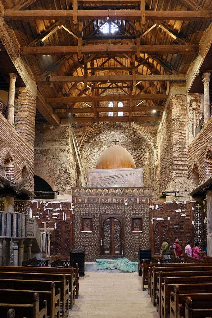 St. Sargius Church in Coptic Cairo, Egypt.
